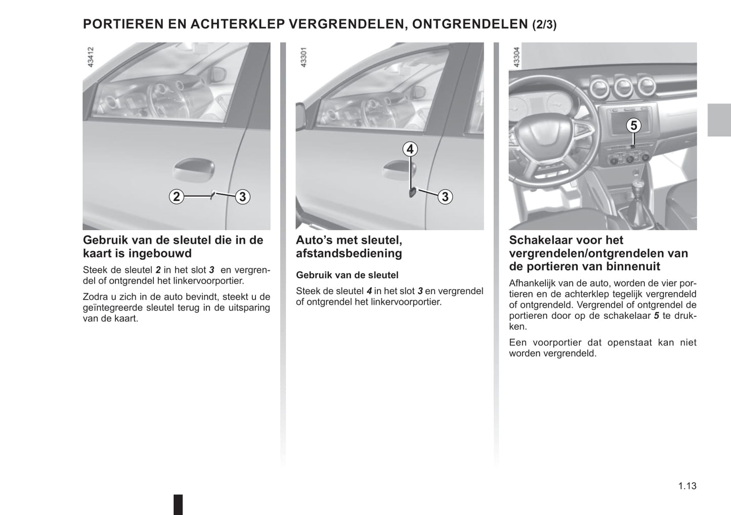 2021-2023 Dacia Duster Bedienungsanleitung | Niederländisch