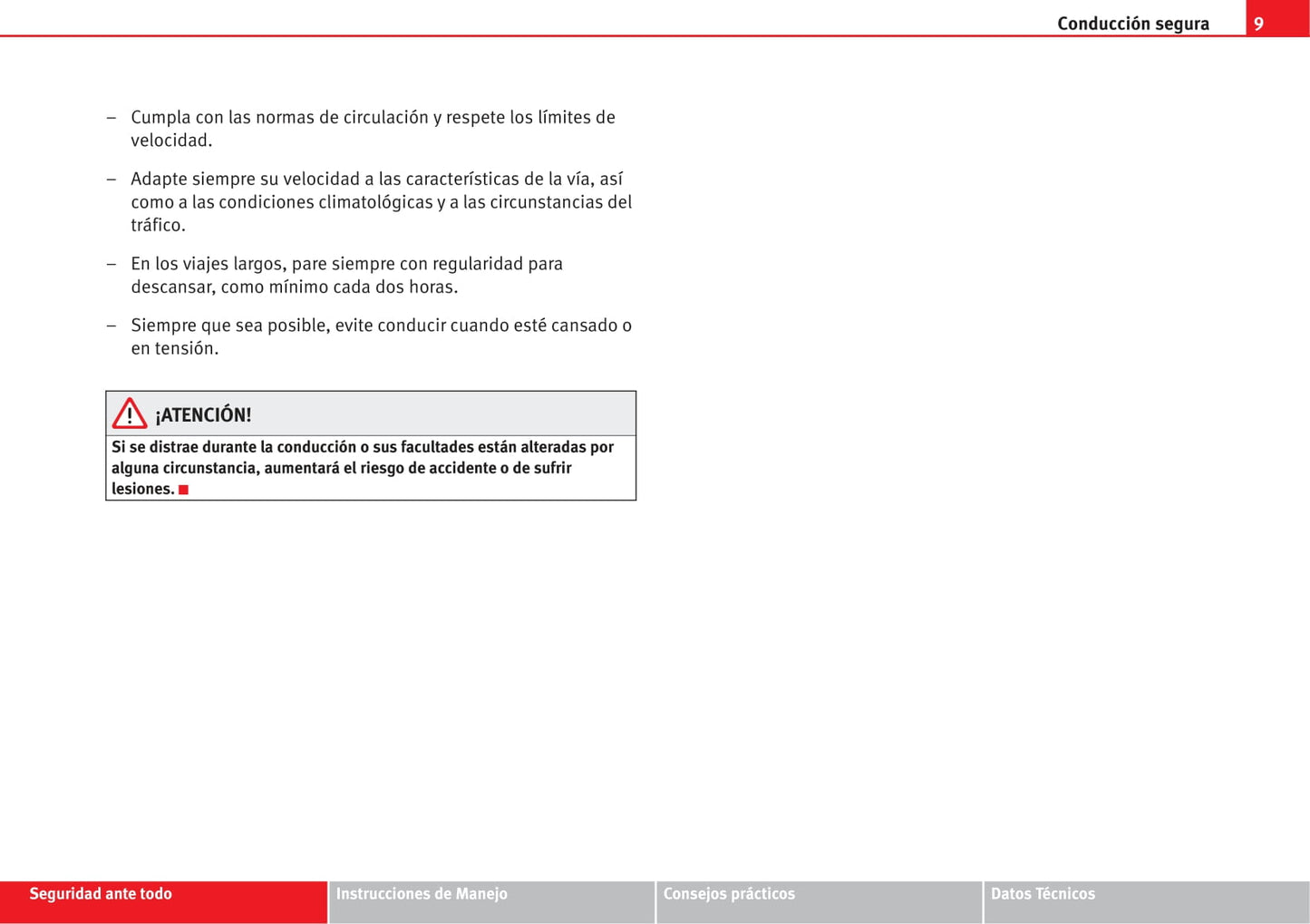 2000-2010 Seat Alhambra Bedienungsanleitung | Spanisch