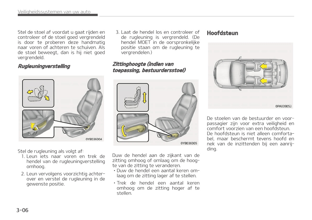 2019-2020 Kia Rio Owner's Manual | Dutch