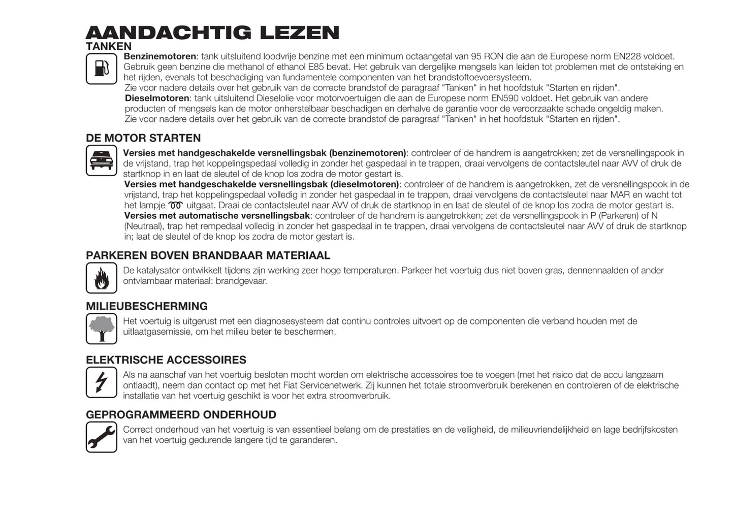 2018-2019 Fiat 500X Bedienungsanleitung | Niederländisch