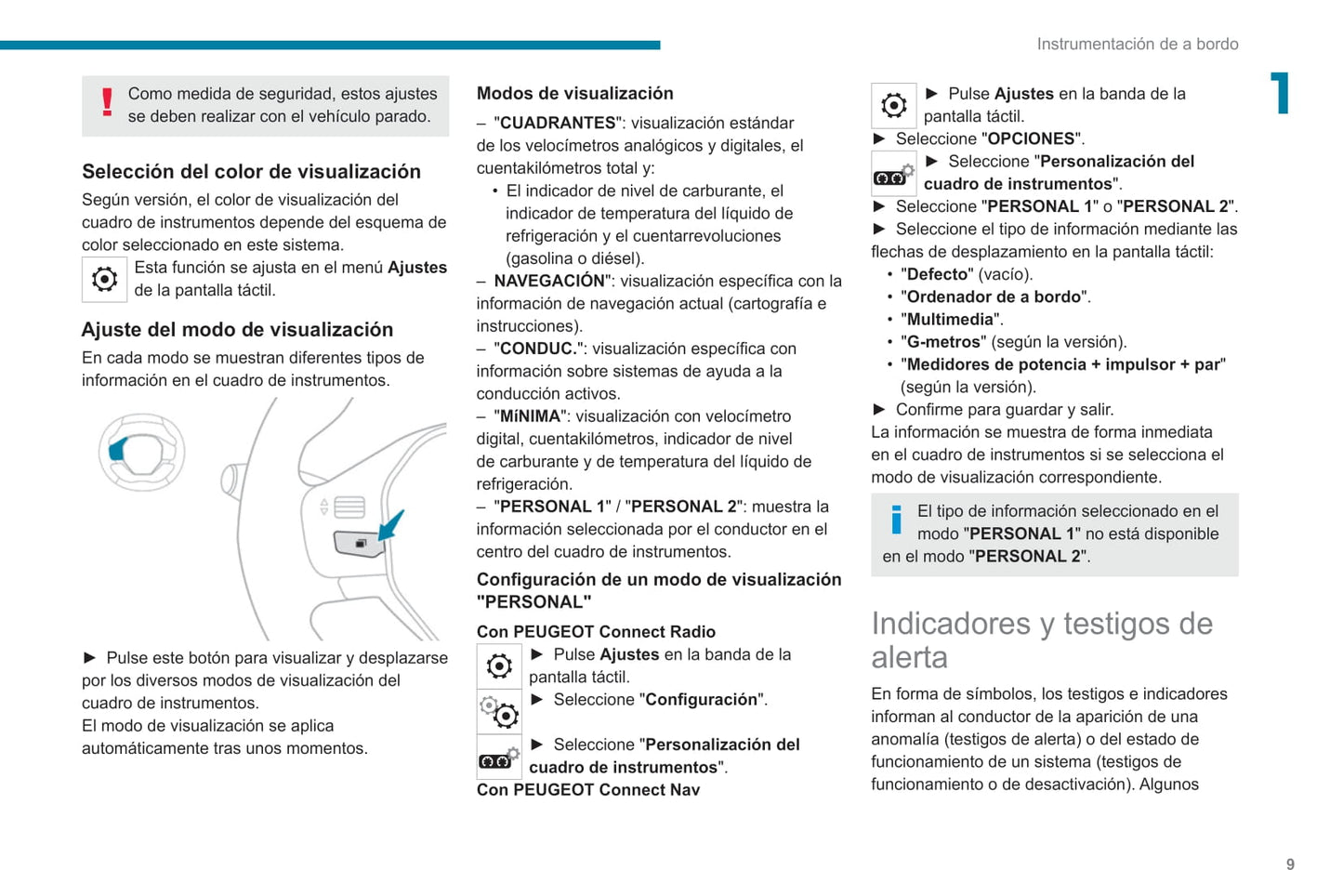 2020-2021 Peugeot 308 Owner's Manual | Spanish