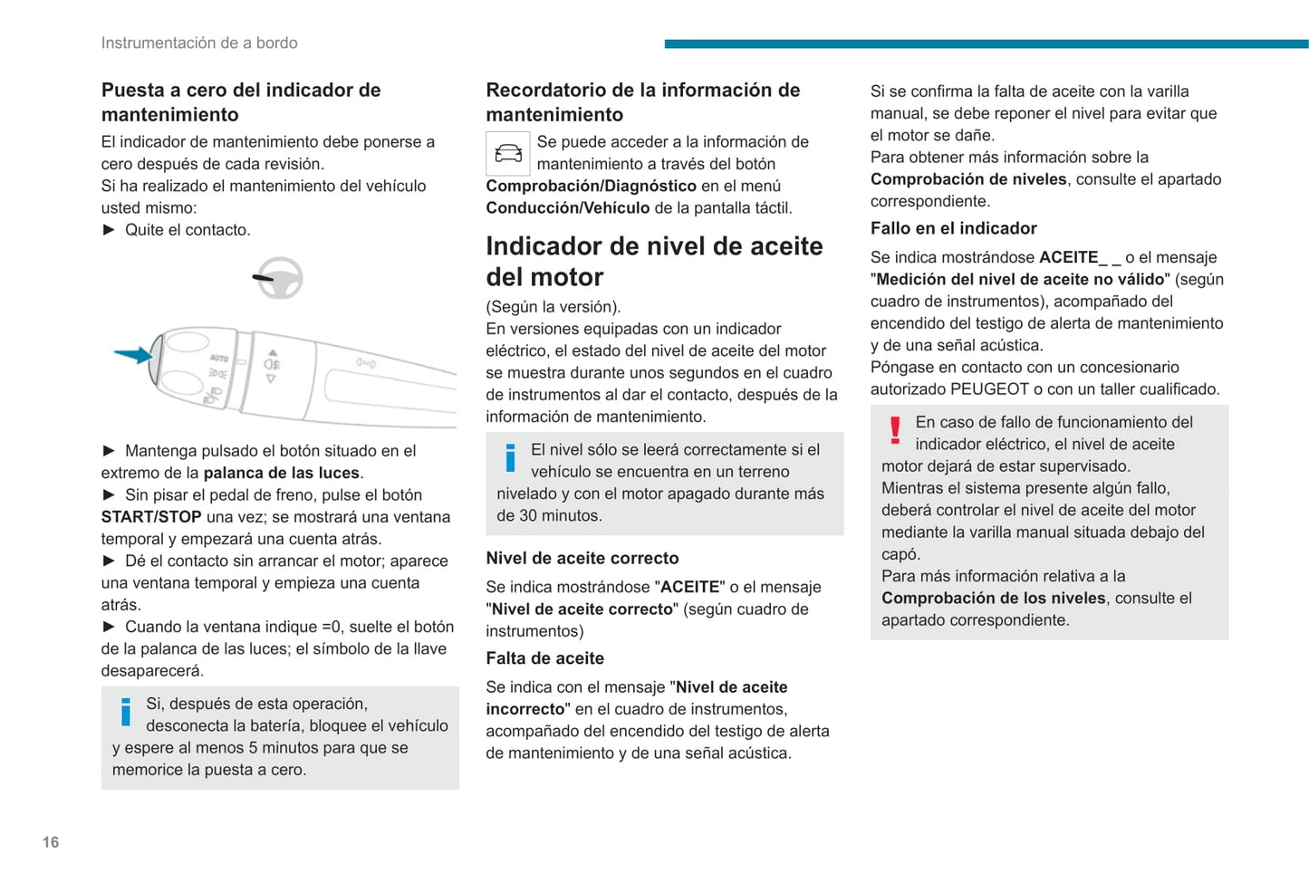 2020-2021 Peugeot 308 Owner's Manual | Spanish