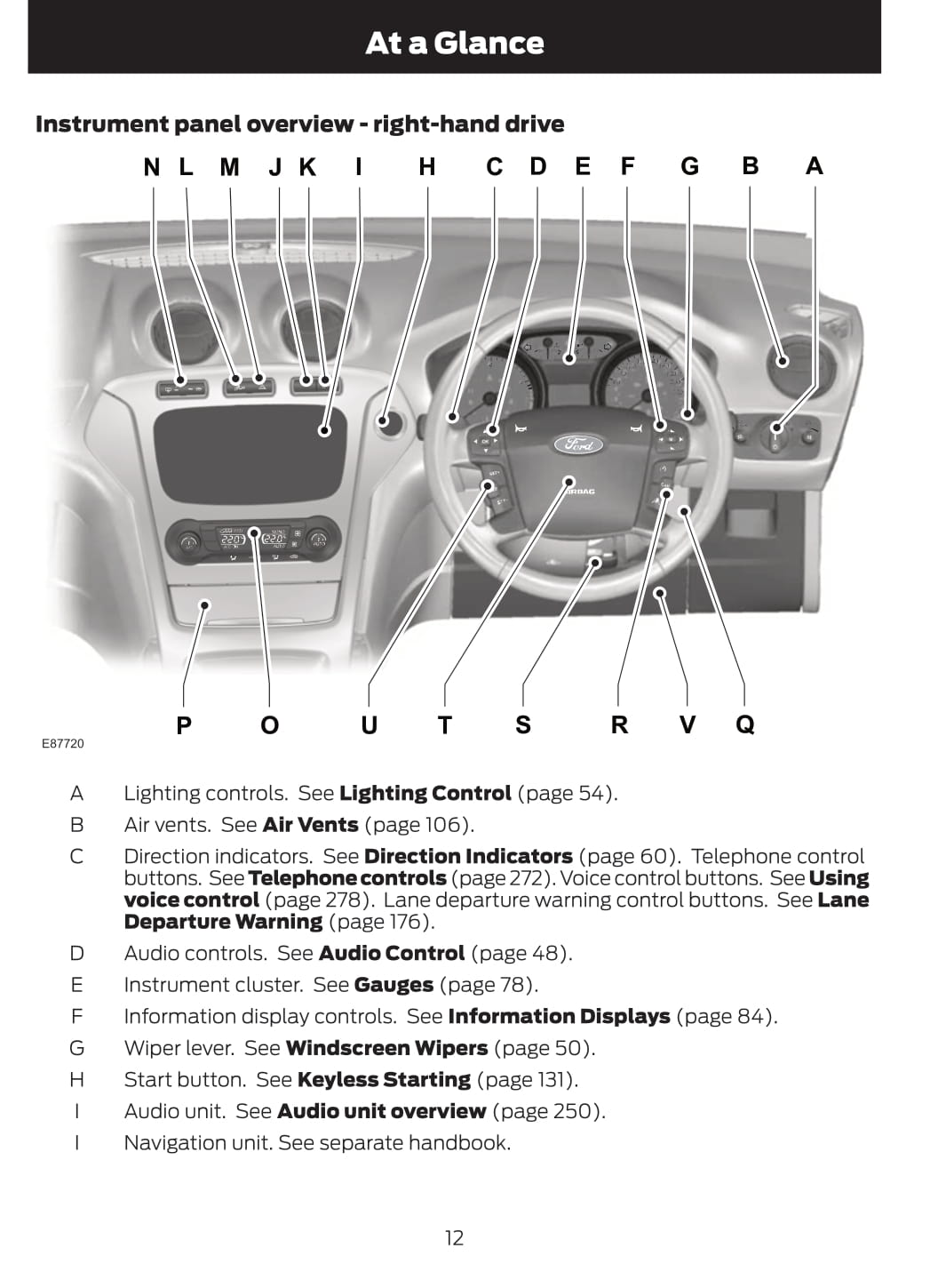 2011-2012 Ford Mondeo Owner's Manual | English
