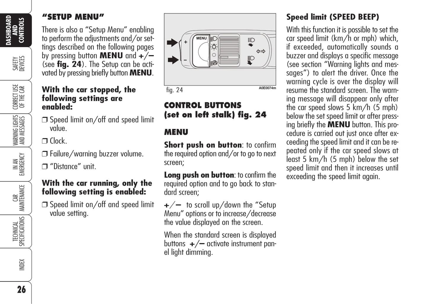 2008-2013 Alfa Romeo 159 Owner's Manual | English