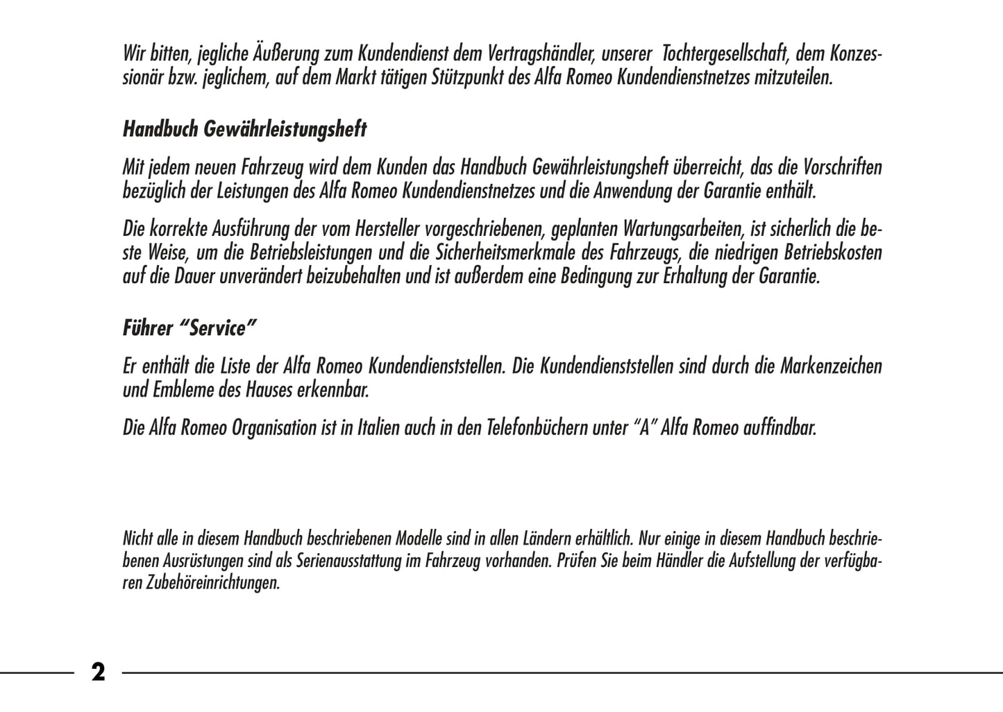2003-2007 Alfa Romeo 166 Bedienungsanleitung | Deutsch