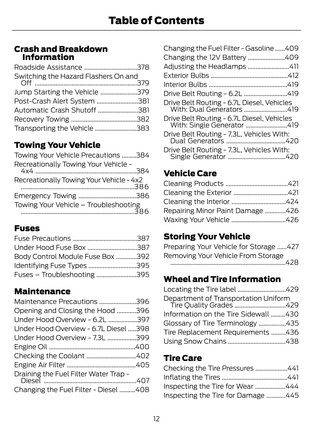 2022 Ford Super Duty Owner's Manual | English