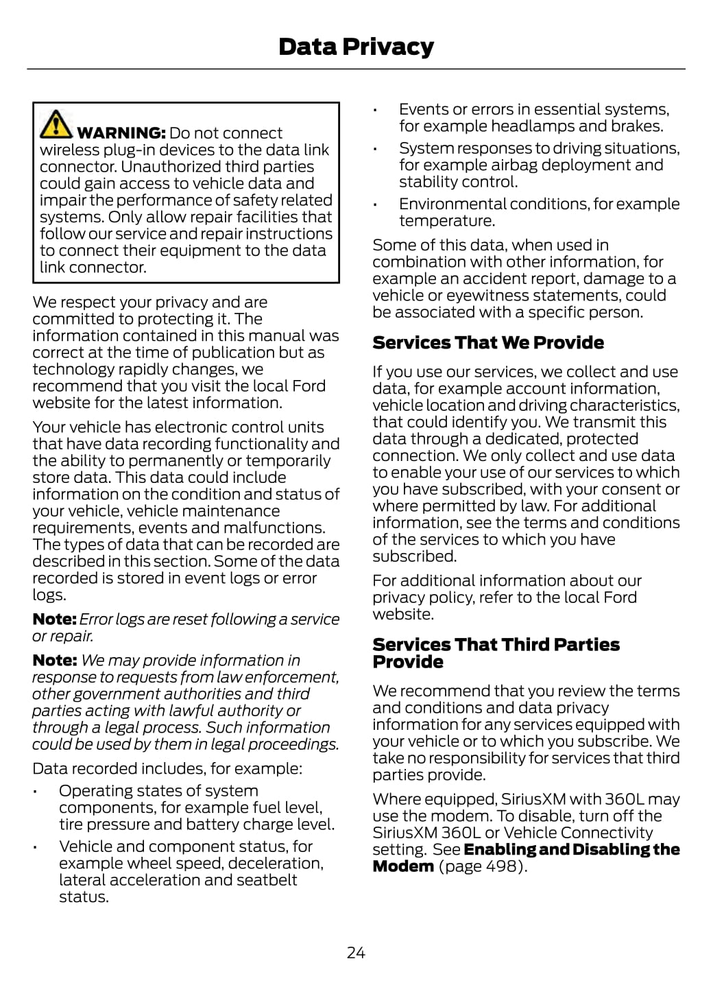 2022 Ford Super Duty Owner's Manual | English