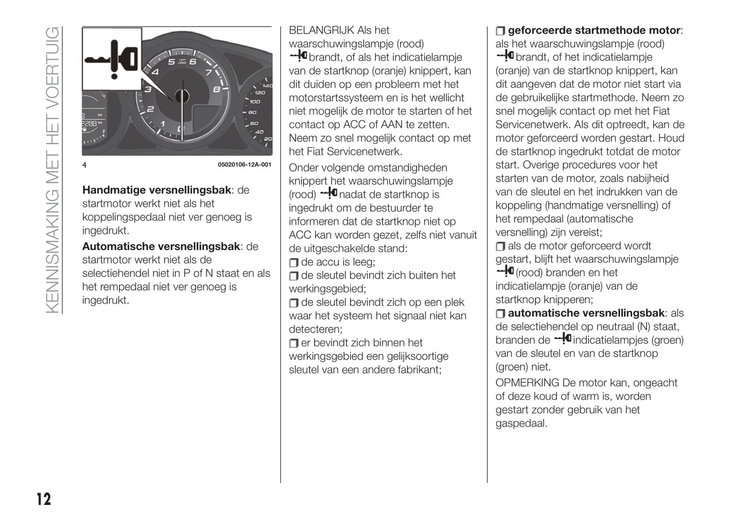 2018-2019 Fiat 124 Spider Bedienungsanleitung | Niederländisch