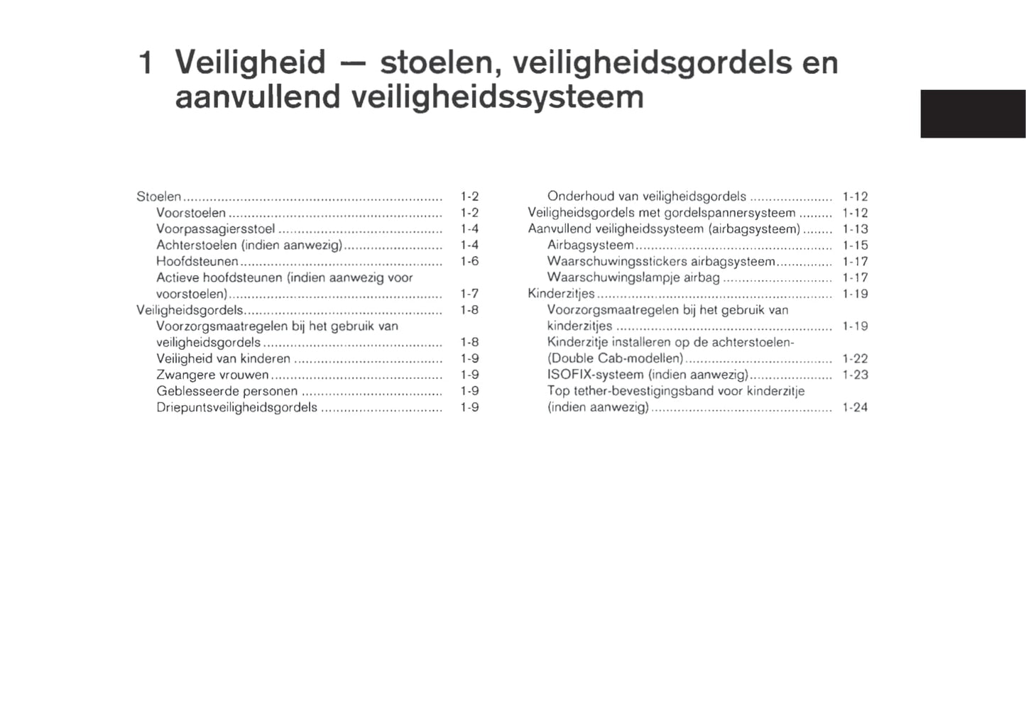 2010-2014 Nissan Navara Bedienungsanleitung | Niederländisch