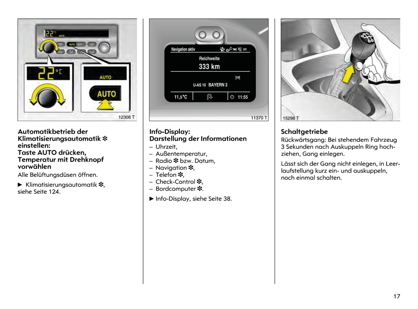 2002-2005 Opel Zafira Bedienungsanleitung | Deutsch