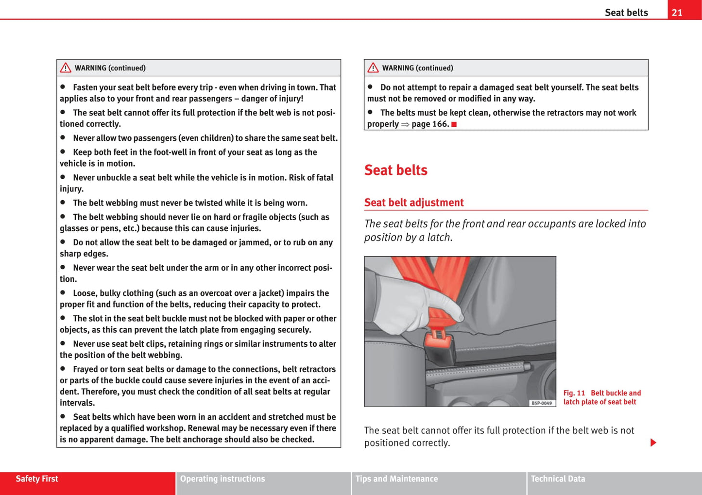 2006-2009 Seat Cordoba Bedienungsanleitung | Englisch