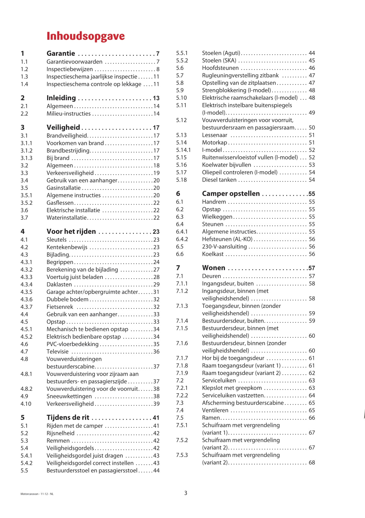 2013 Dethleffs Advantage Bedienungsanleitung | Niederländisch