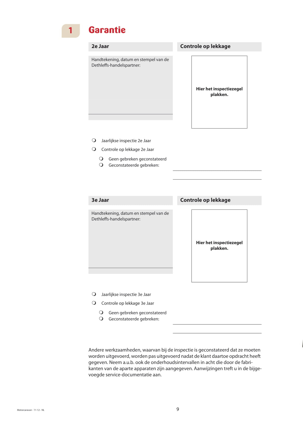 2013 Dethleffs Advantage Bedienungsanleitung | Niederländisch