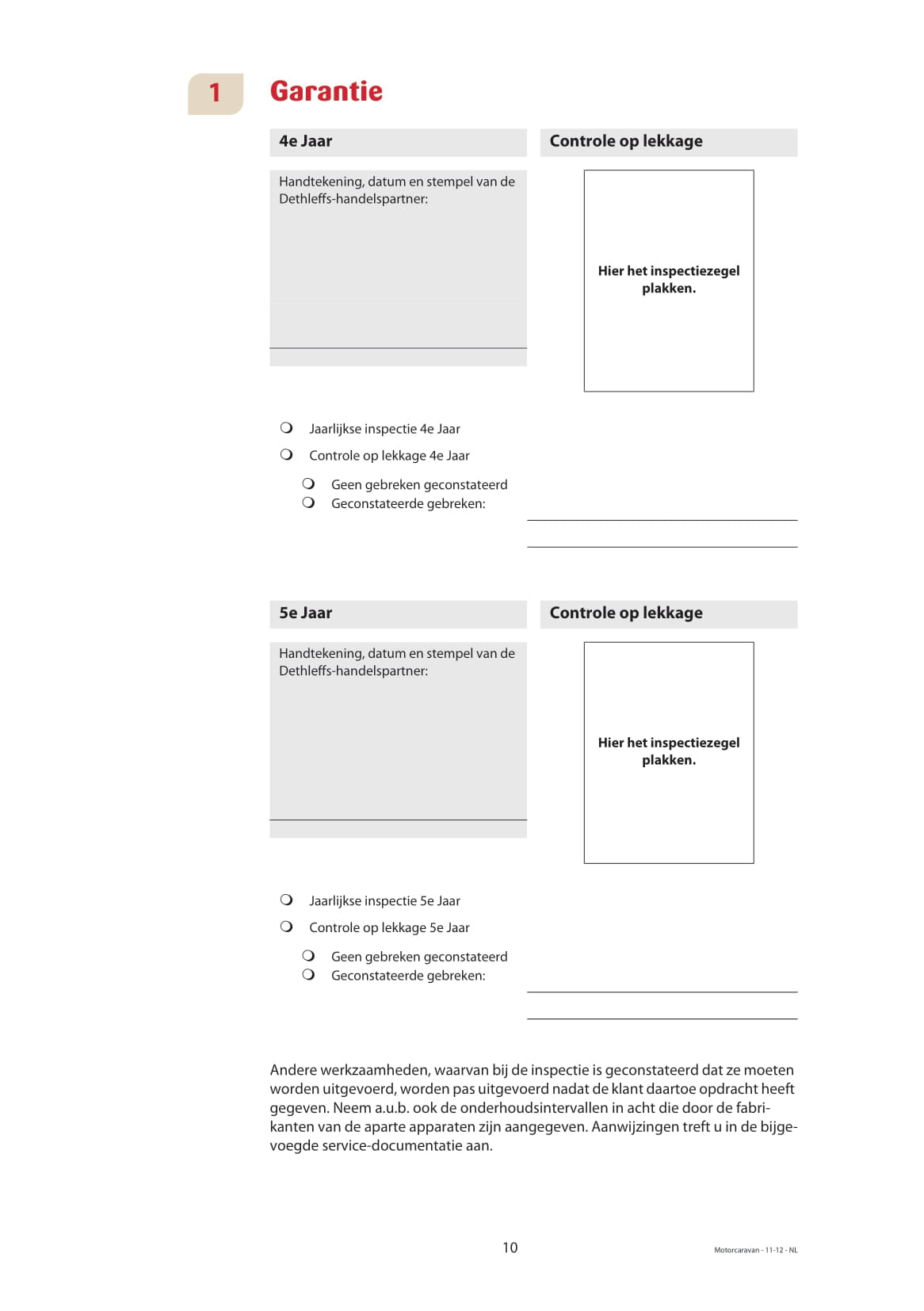 2013 Dethleffs Advantage Bedienungsanleitung | Niederländisch