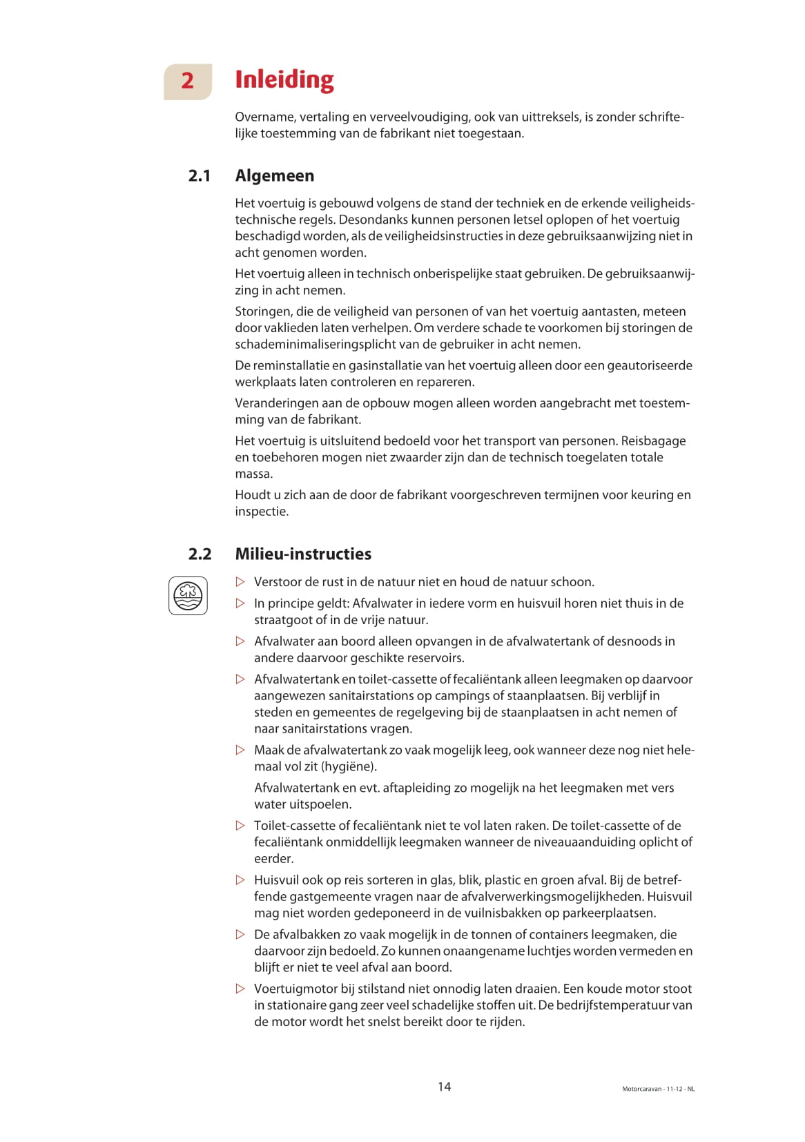 2013 Dethleffs Advantage Bedienungsanleitung | Niederländisch