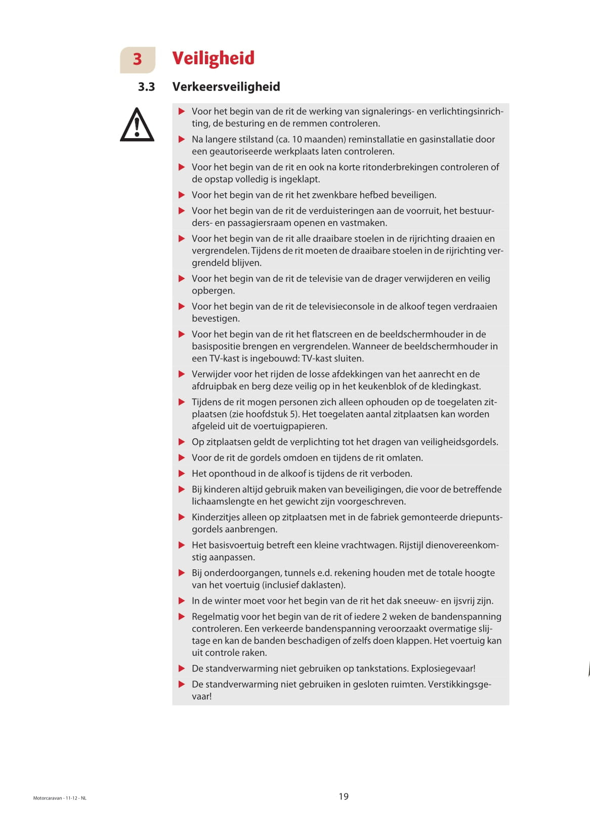 2013 Dethleffs Advantage Bedienungsanleitung | Niederländisch