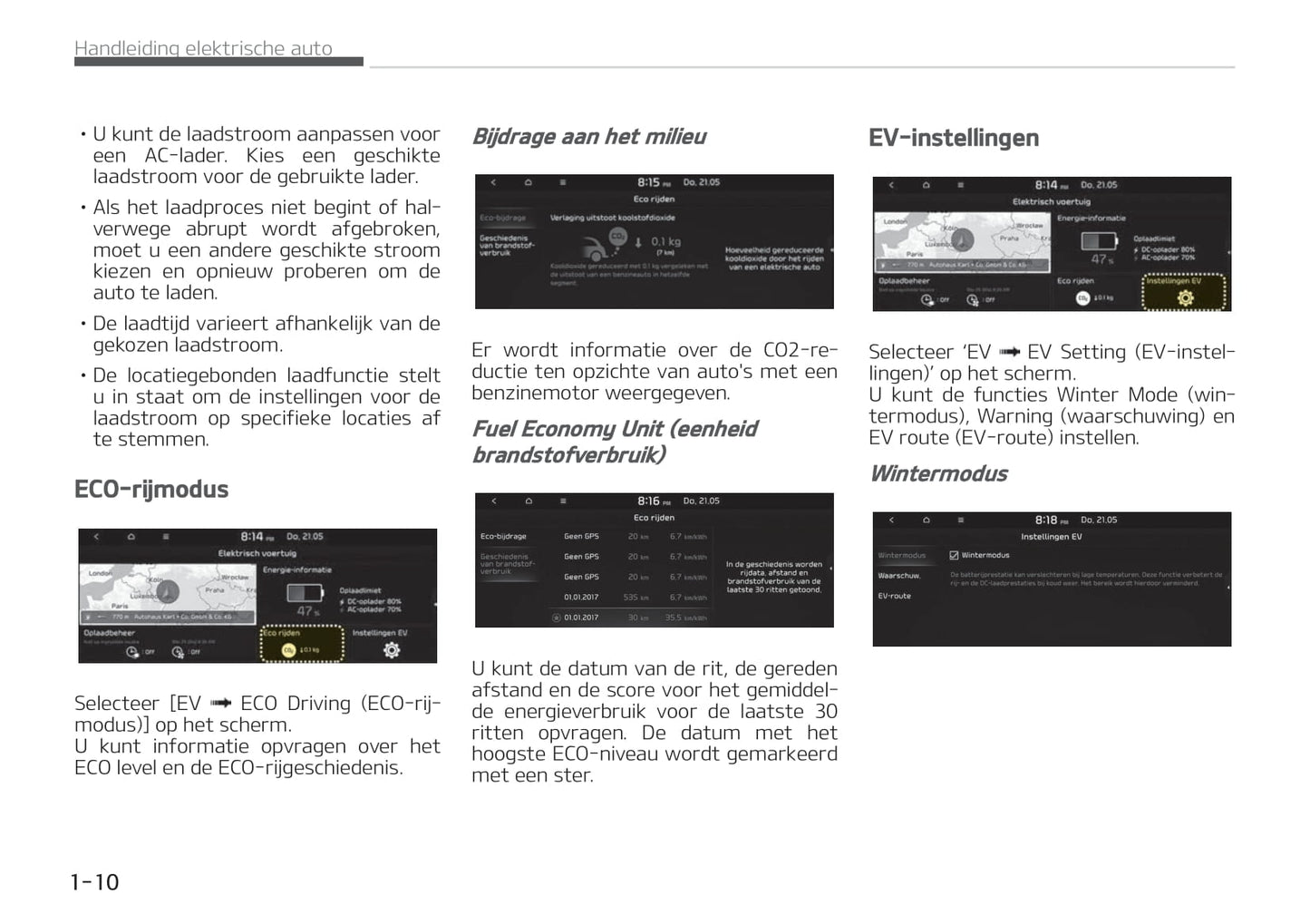 2021-2022 Kia e-Niro Bedienungsanleitung | Niederländisch