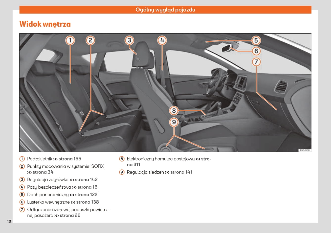 2017-2019 Seat Leon Bedienungsanleitung | Polnisch