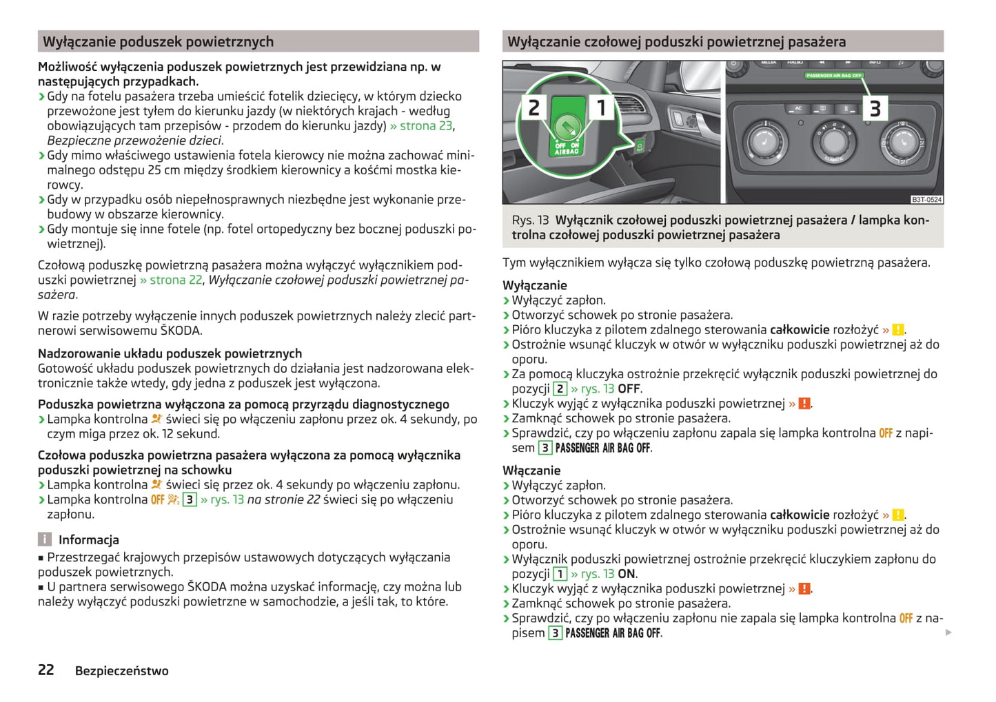 2013-2015 Skoda Superb Bedienungsanleitung | Polnisch