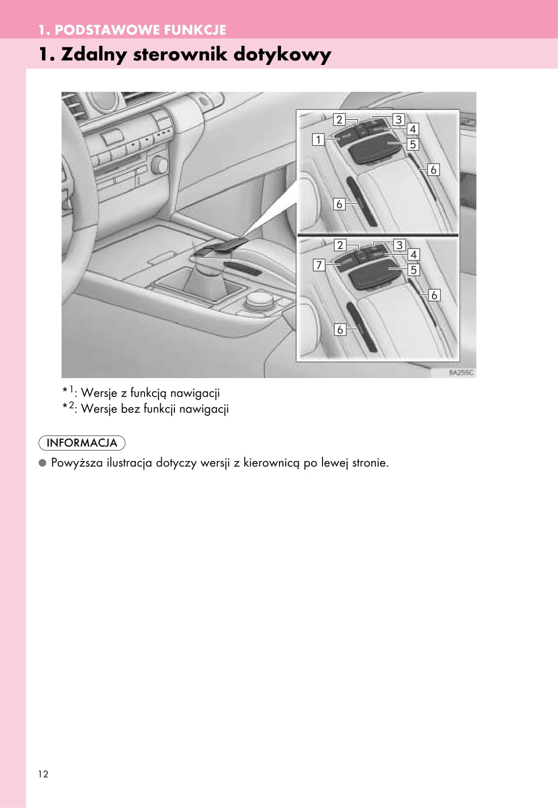 2016-2017 Lexus LS 600h/LS 600hL Owner's Manual | Polish