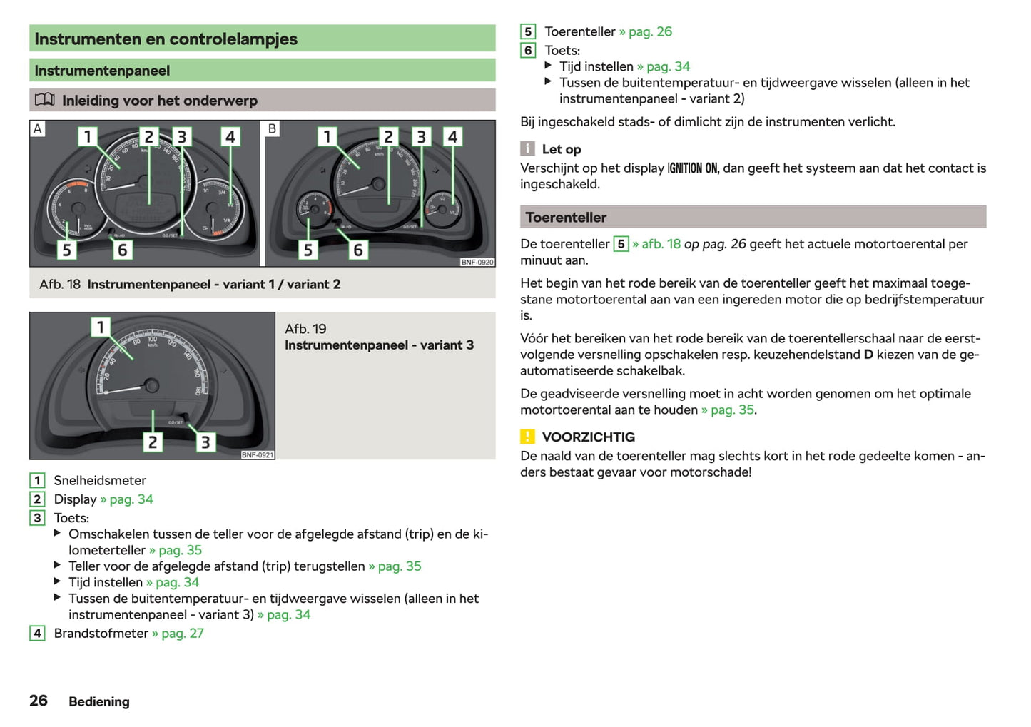 2017-2020 Skoda Citigo Bedienungsanleitung | Niederländisch