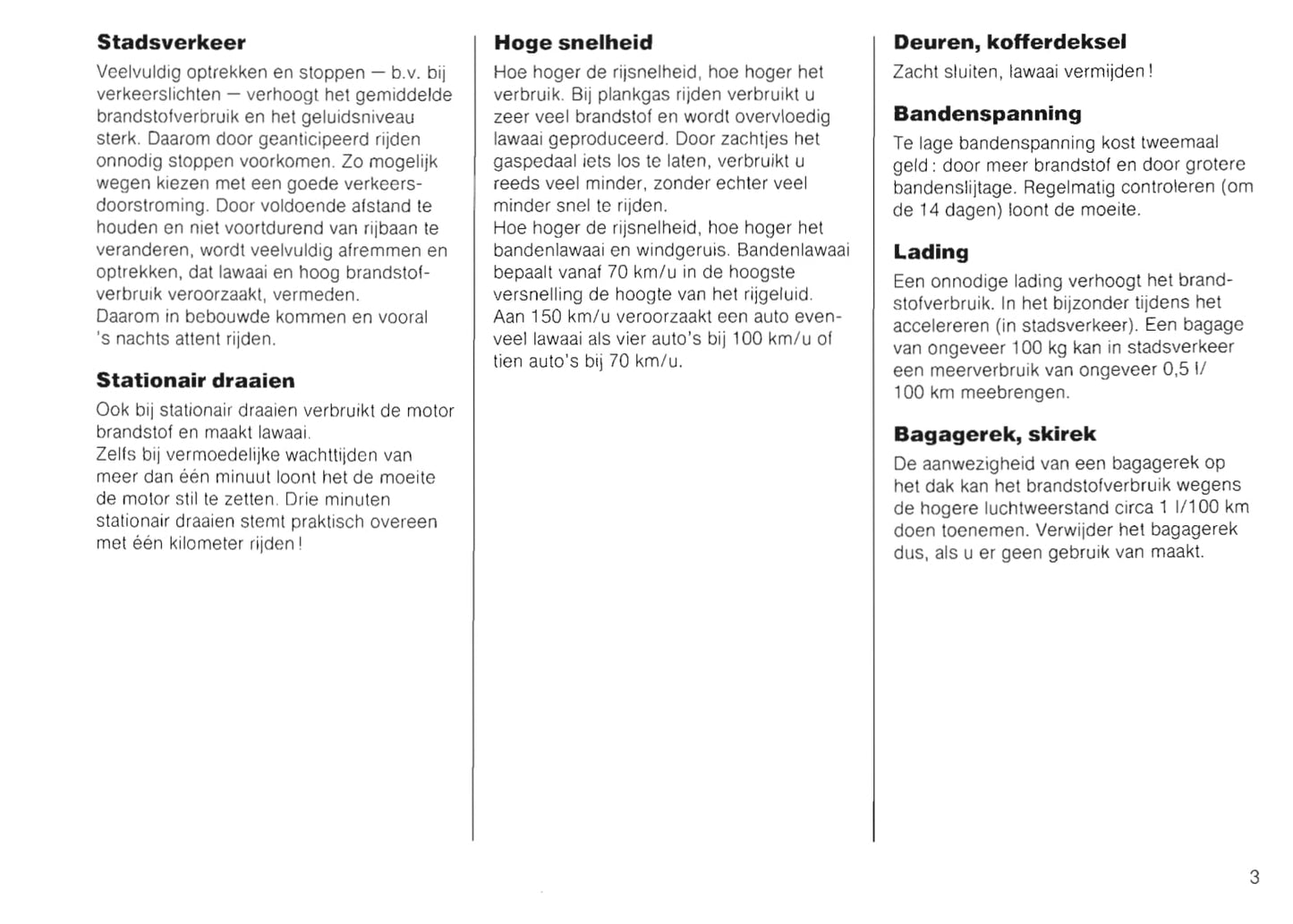 1989-1991 Opel Kadett Owner's Manual | Dutch