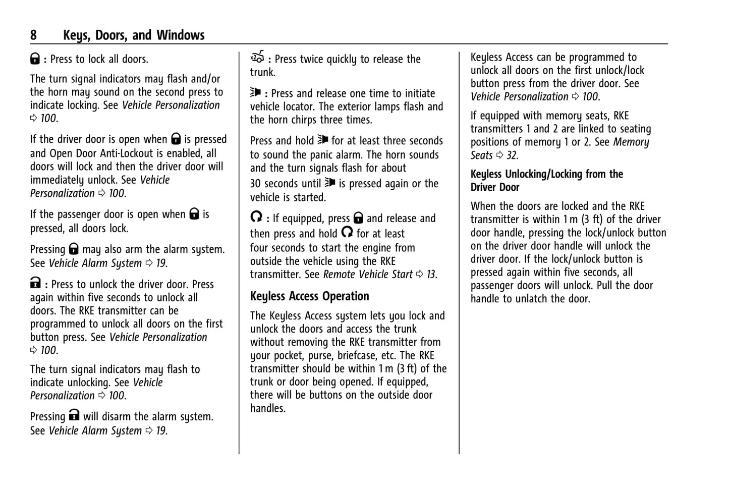 2021 Chevrolet Malibu Bedienungsanleitung | Englisch