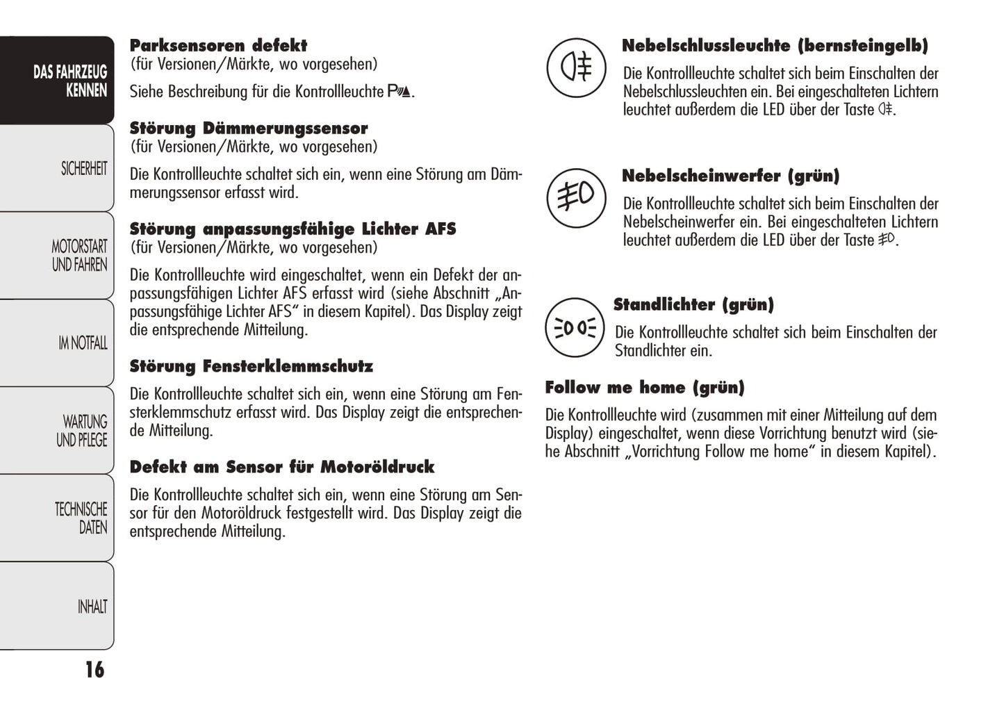 2010-2012 Alfa Romeo Giulietta Bedienungsanleitung | Deutsch