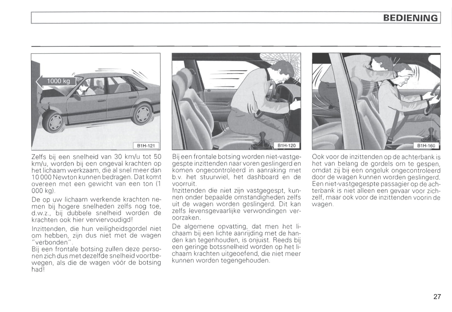 1996-2000 Volkswagen Passat Owner's Manual | Dutch