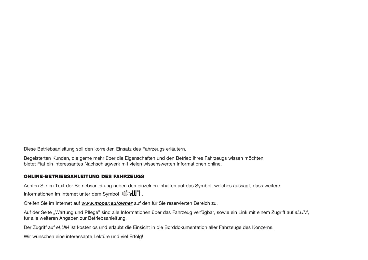 2018-2019 Fiat Panda Bedienungsanleitung | Deutsch