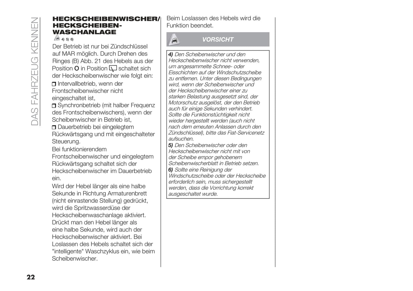 2018-2019 Fiat Panda Bedienungsanleitung | Deutsch
