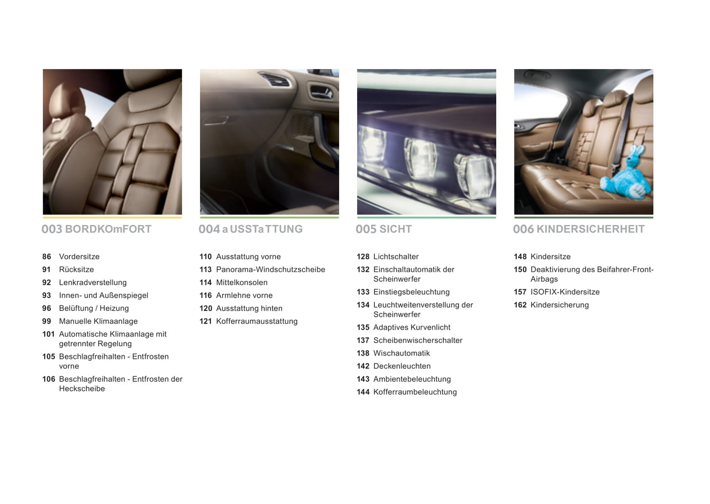 2015-2016 DS Automobiles DS 4 Bedienungsanleitung | Deutsch
