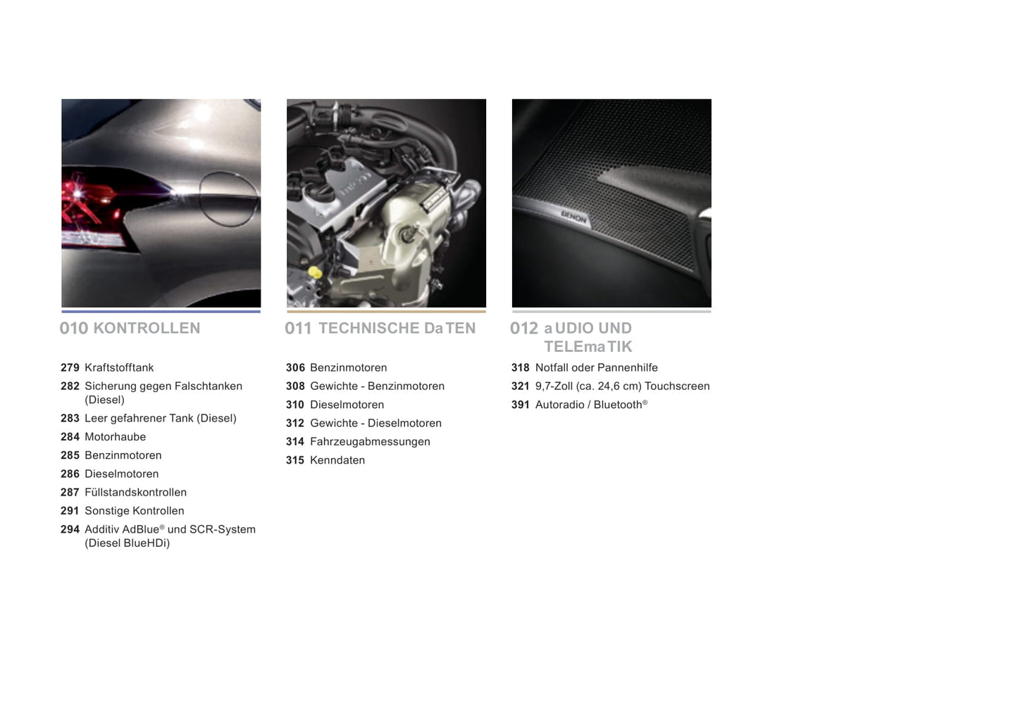 2015-2016 DS Automobiles DS 4 Bedienungsanleitung | Deutsch
