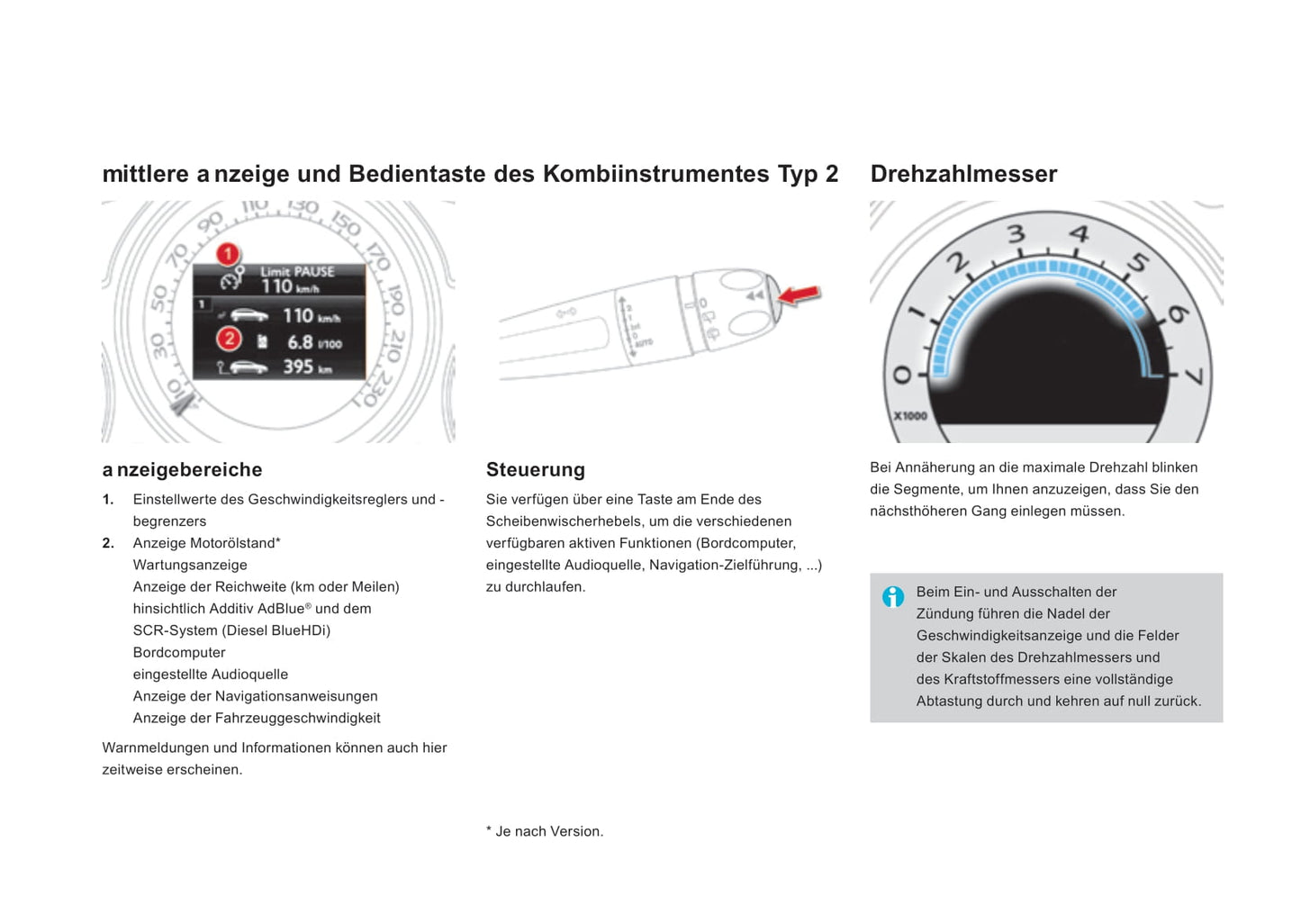 2015-2016 DS Automobiles DS 4 Bedienungsanleitung | Deutsch