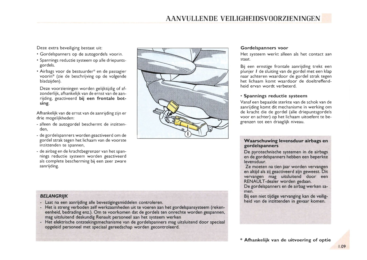 2000-2002 Renault Espace Bedienungsanleitung | Niederländisch
