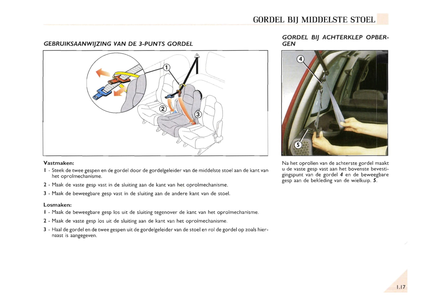 2000-2002 Renault Espace Bedienungsanleitung | Niederländisch