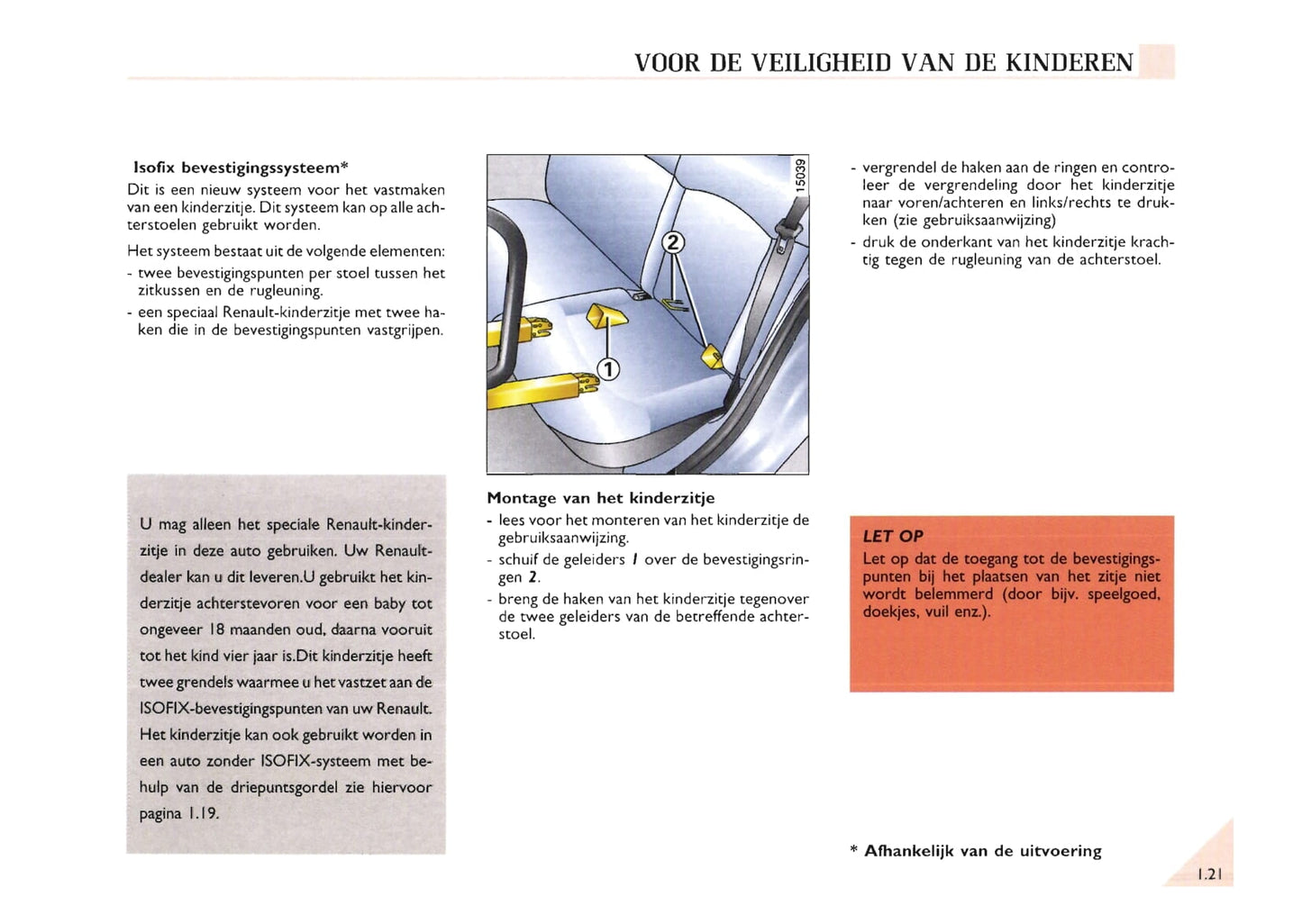 2000-2002 Renault Espace Bedienungsanleitung | Niederländisch