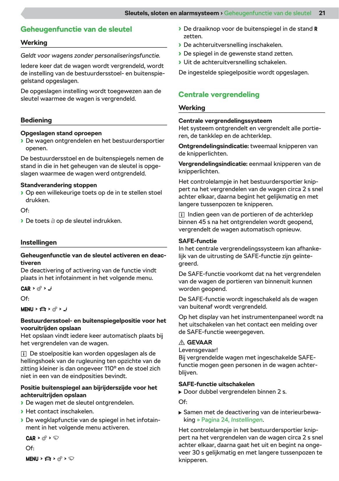 2019-2023 Skoda Superb Bedienungsanleitung | Niederländisch