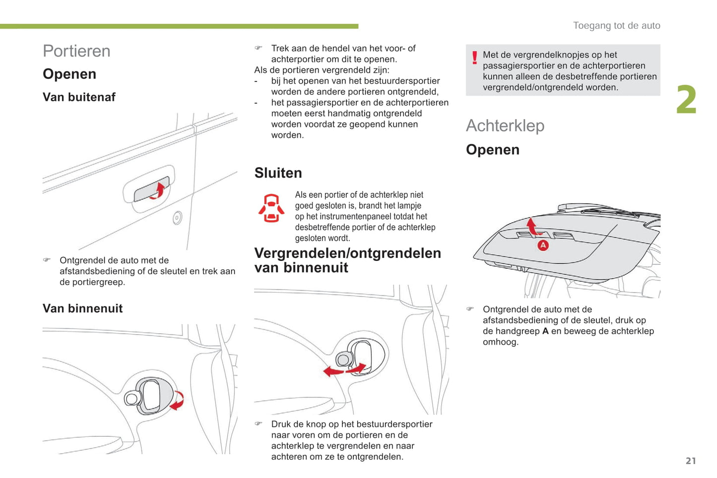 2017-2020 Citroën C-Zero Bedienungsanleitung | Niederländisch