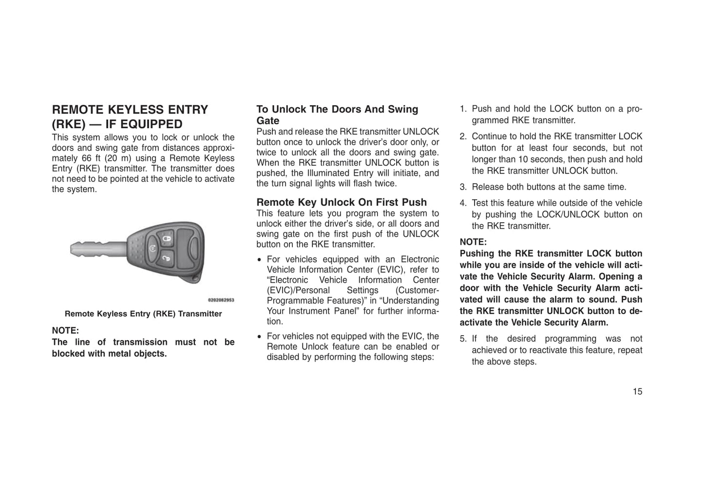 2007-2017 Jeep Wrangler Unlimited Bedienungsanleitung | Englisch