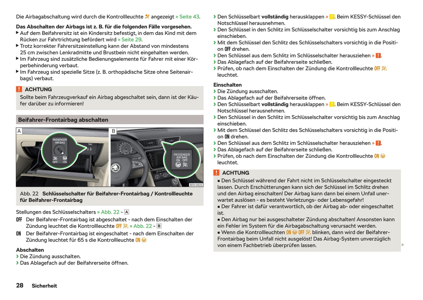 2015-2019 Skoda Superb Bedienungsanleitung | Deutsch