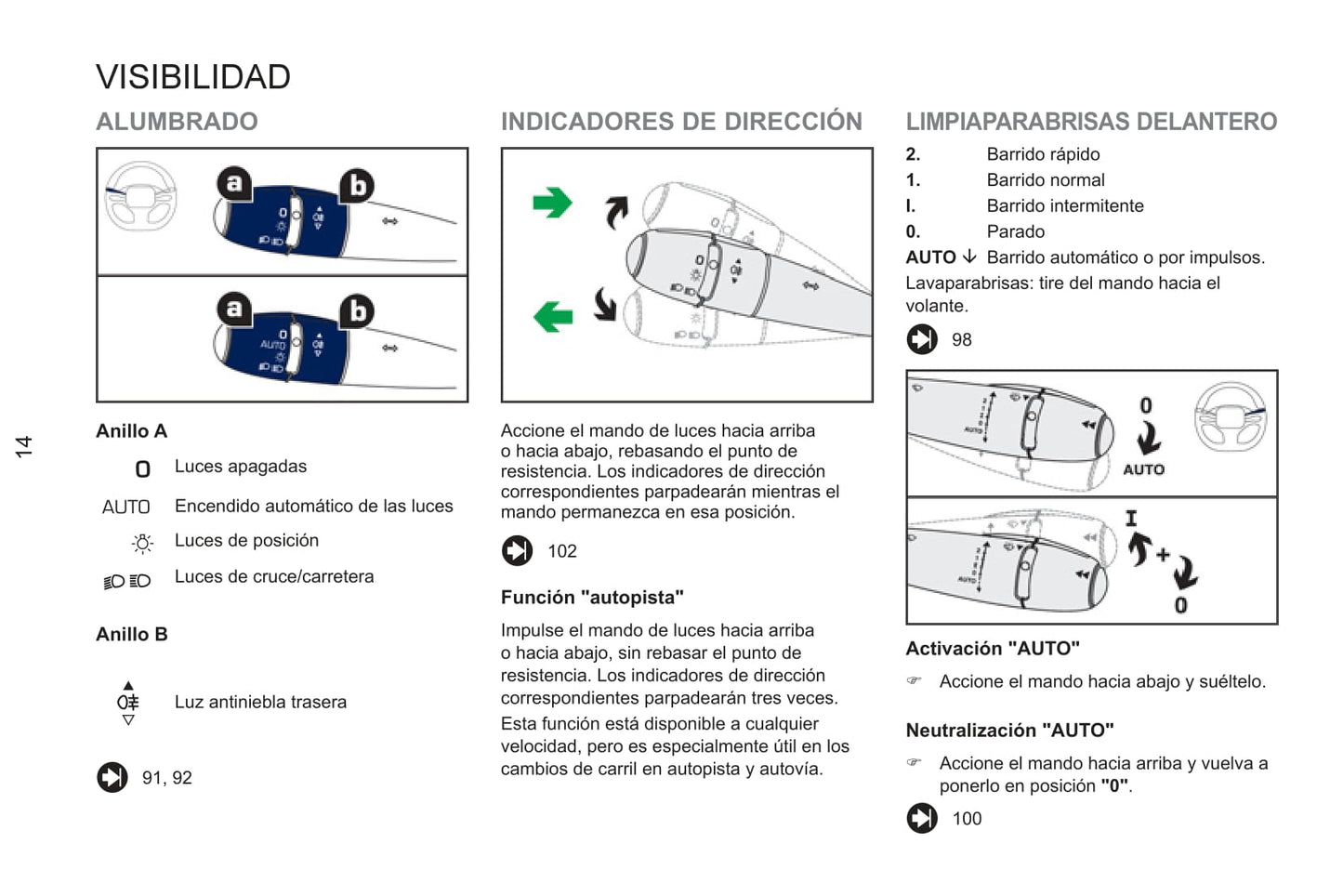 2013-2015 Peugeot RCZ Bedienungsanleitung | Spanisch