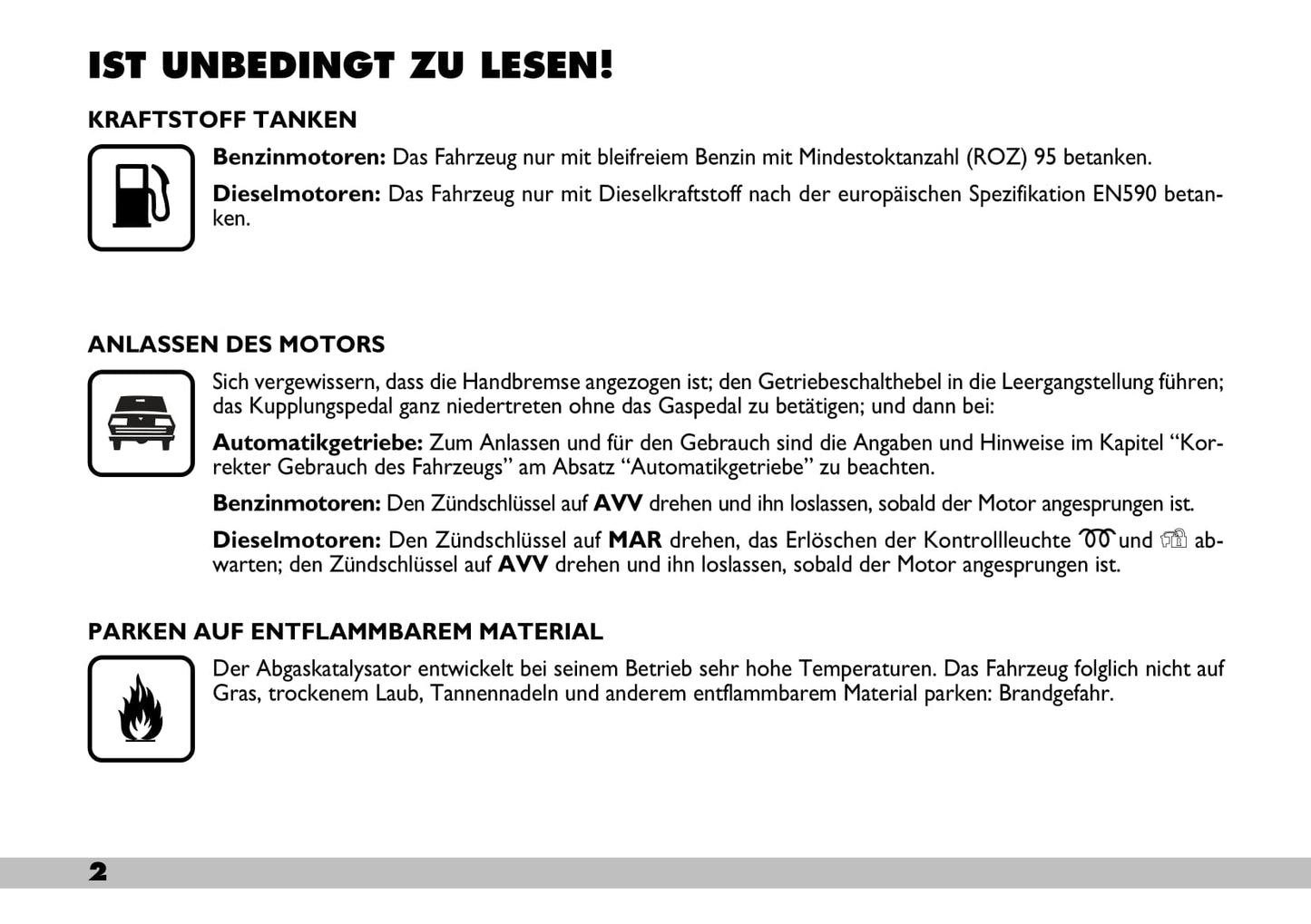 2005-2006 Fiat Ducato Bedienungsanleitung | Deutsch