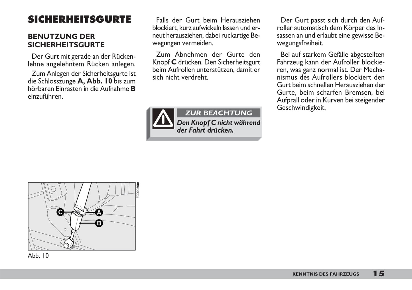 2005-2006 Fiat Ducato Bedienungsanleitung | Deutsch