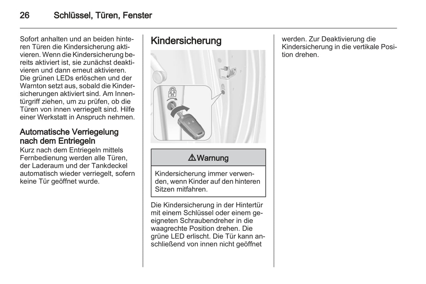 2013-2014 Opel Meriva Bedienungsanleitung | Deutsch