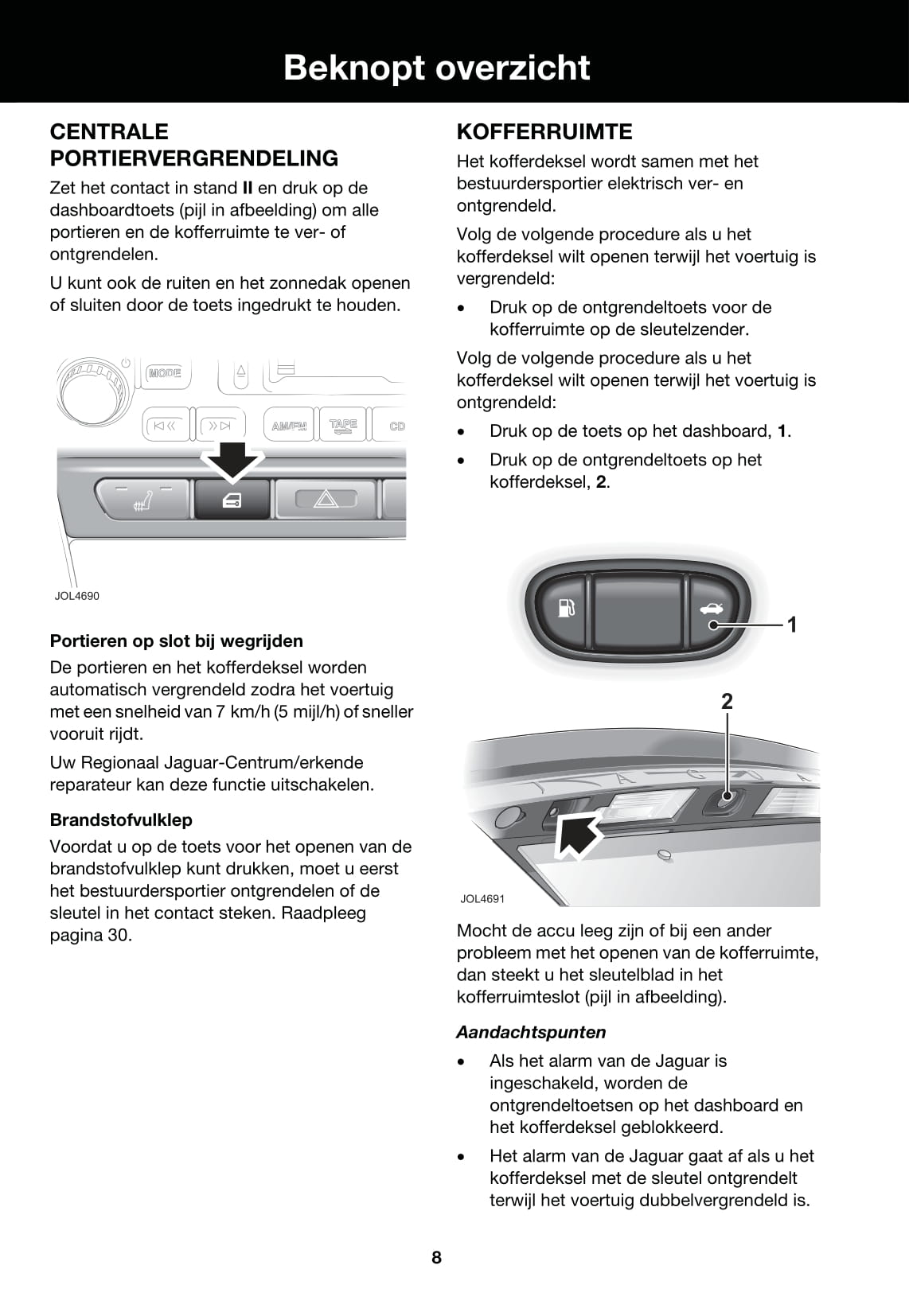 2002-2008 Jaguar S-Type Bedienungsanleitung | Niederländisch