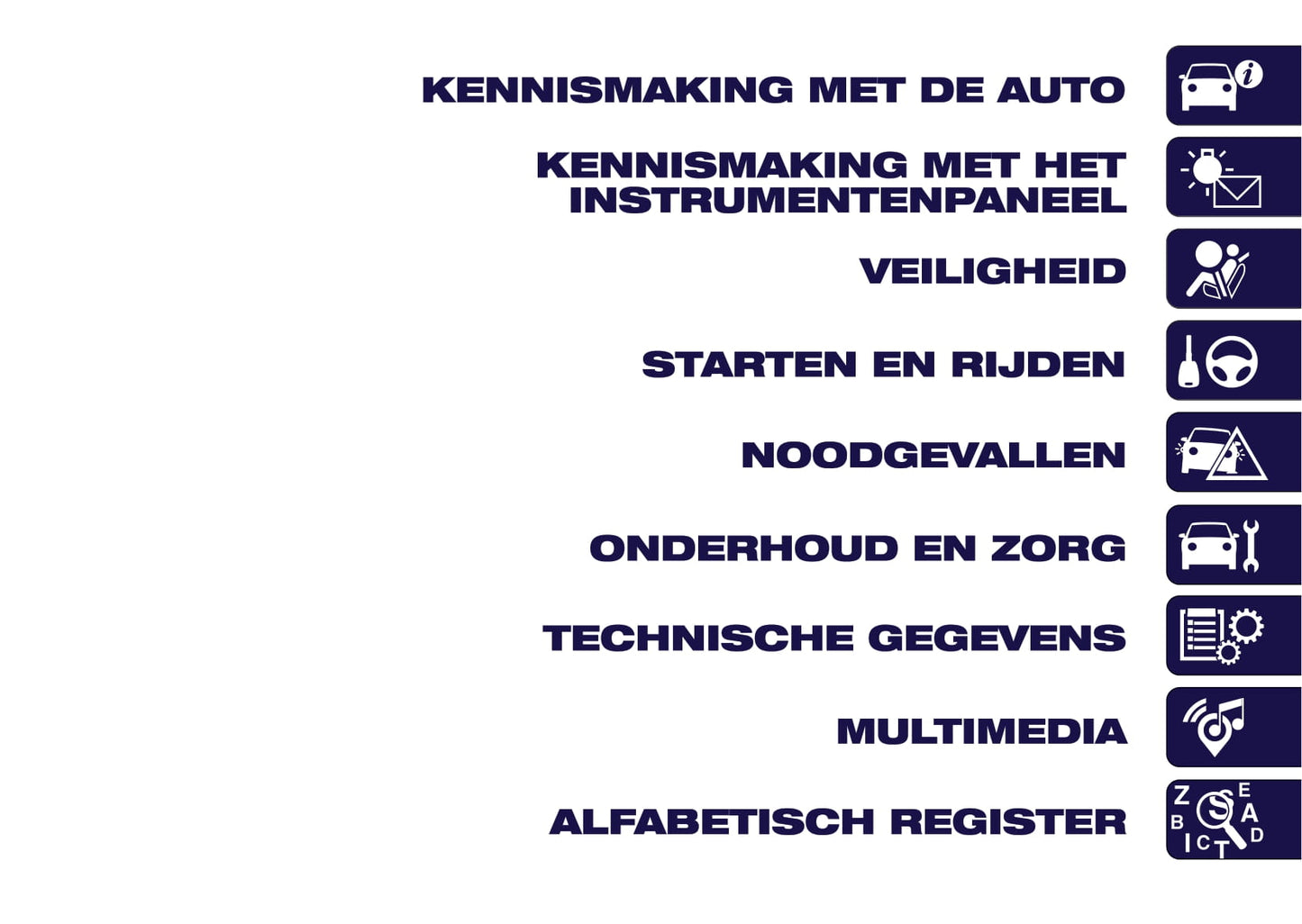 2015-2017 Lancia Ypsilon Owner's Manual | Dutch