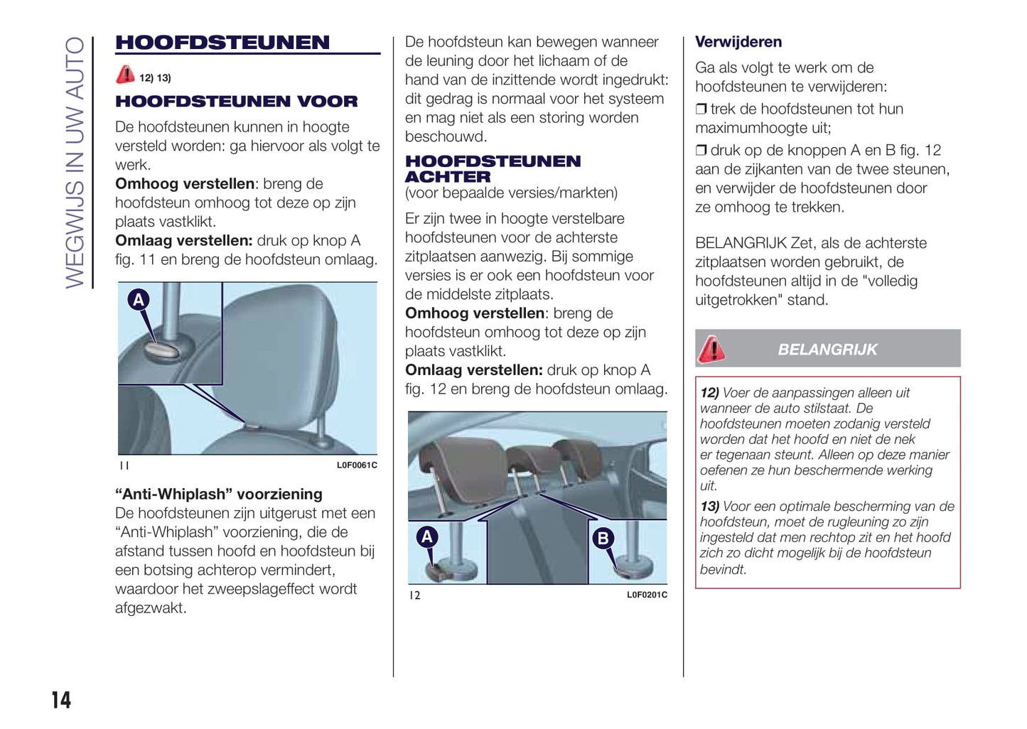 2015-2017 Lancia Ypsilon Owner's Manual | Dutch