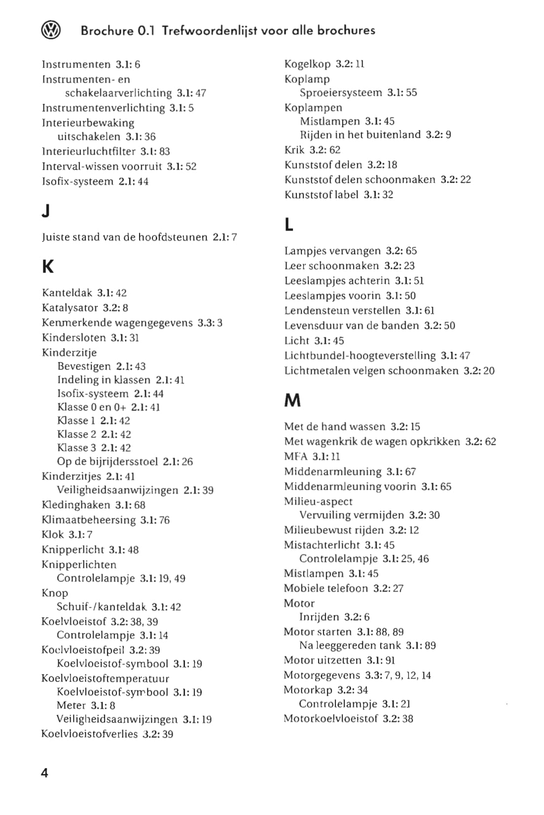 2003-2008 Volkswagen Golf Bedienungsanleitung | Niederländisch