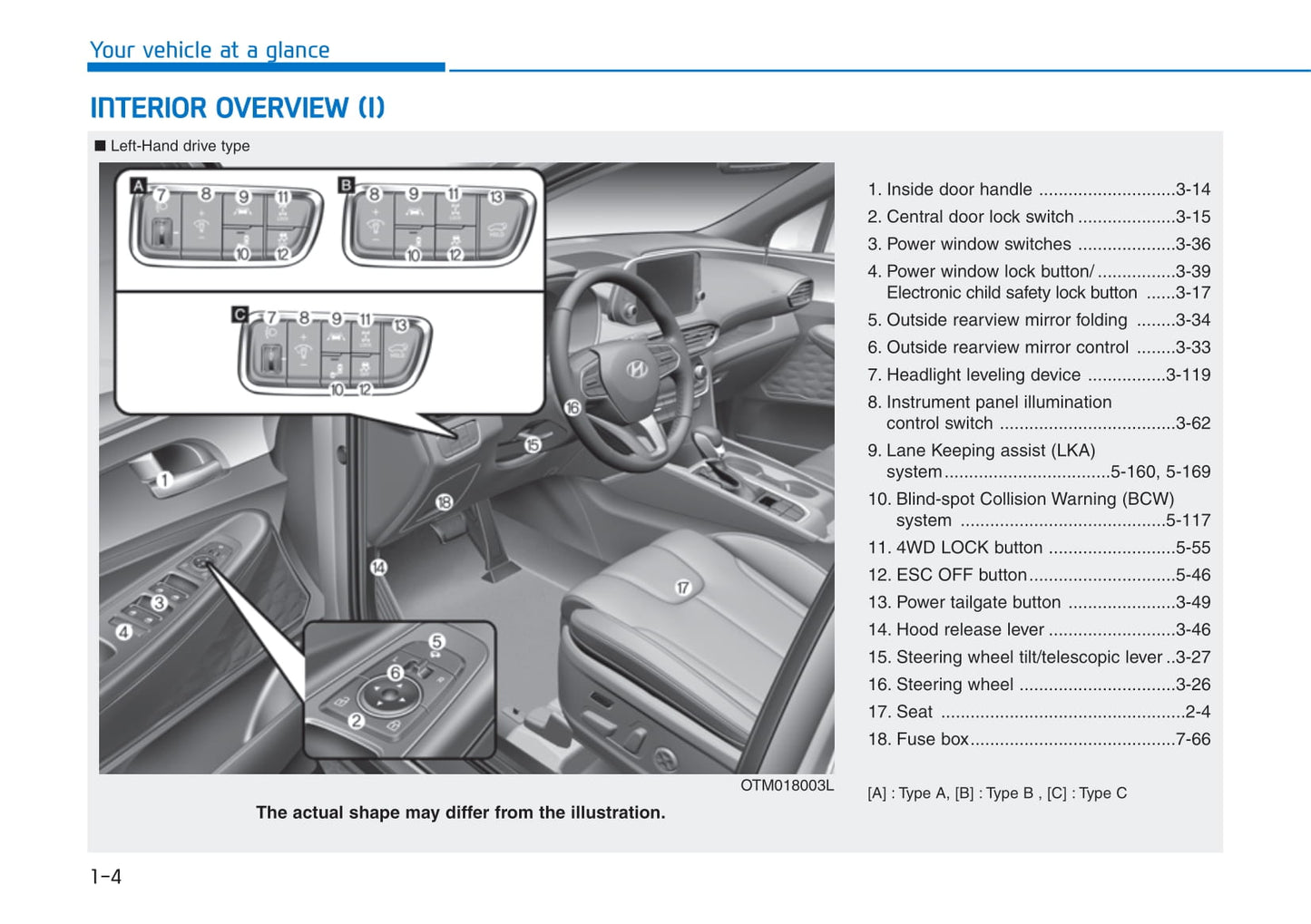 2019-2020 Hyundai Santa Fe Bedienungsanleitung | Englisch